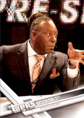 Booker T #3 Wrestling Cards 2017 Topps WWE