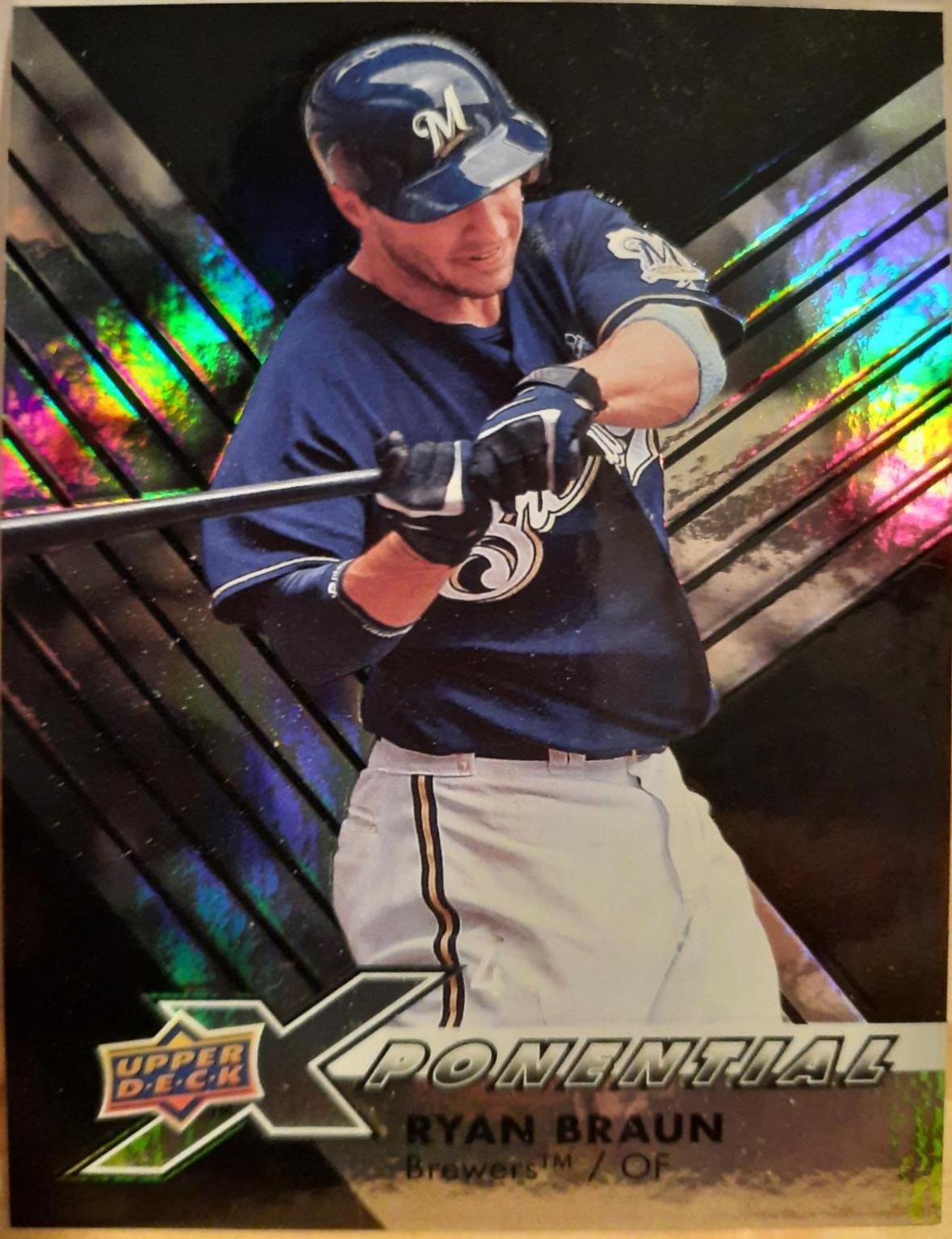 Ryan Braun #X4-RB Baseball Cards 2009 Upper Deck X Xponential
