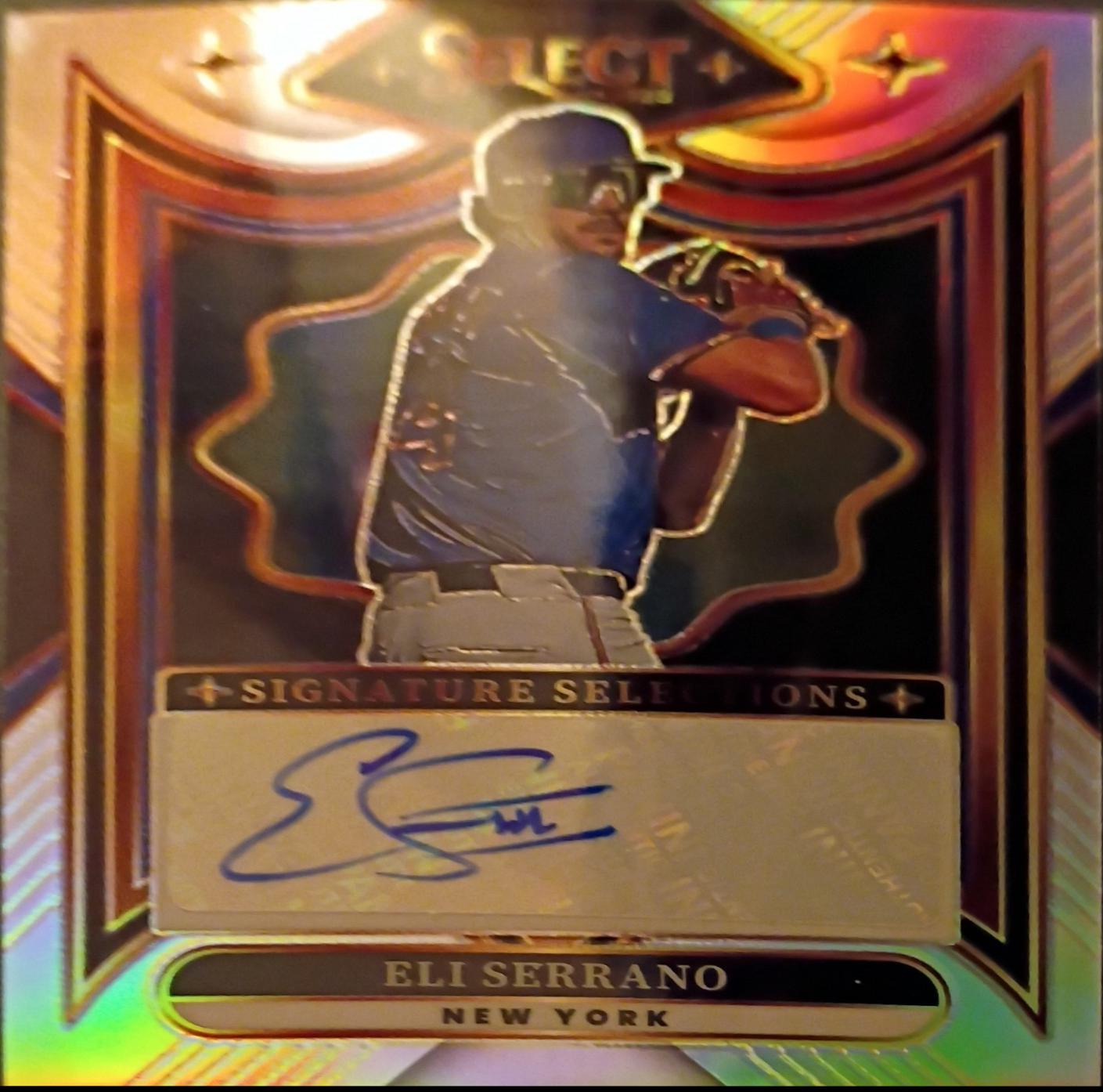 Eli Serrano #SS-ES 2025 Panini Select Signature Selections Baseball