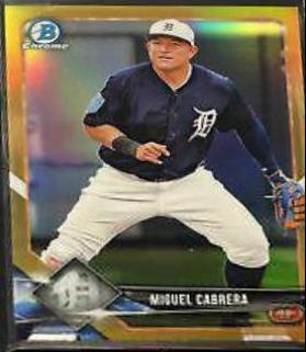 Miguel Cabrera [Gold Refractor] #61