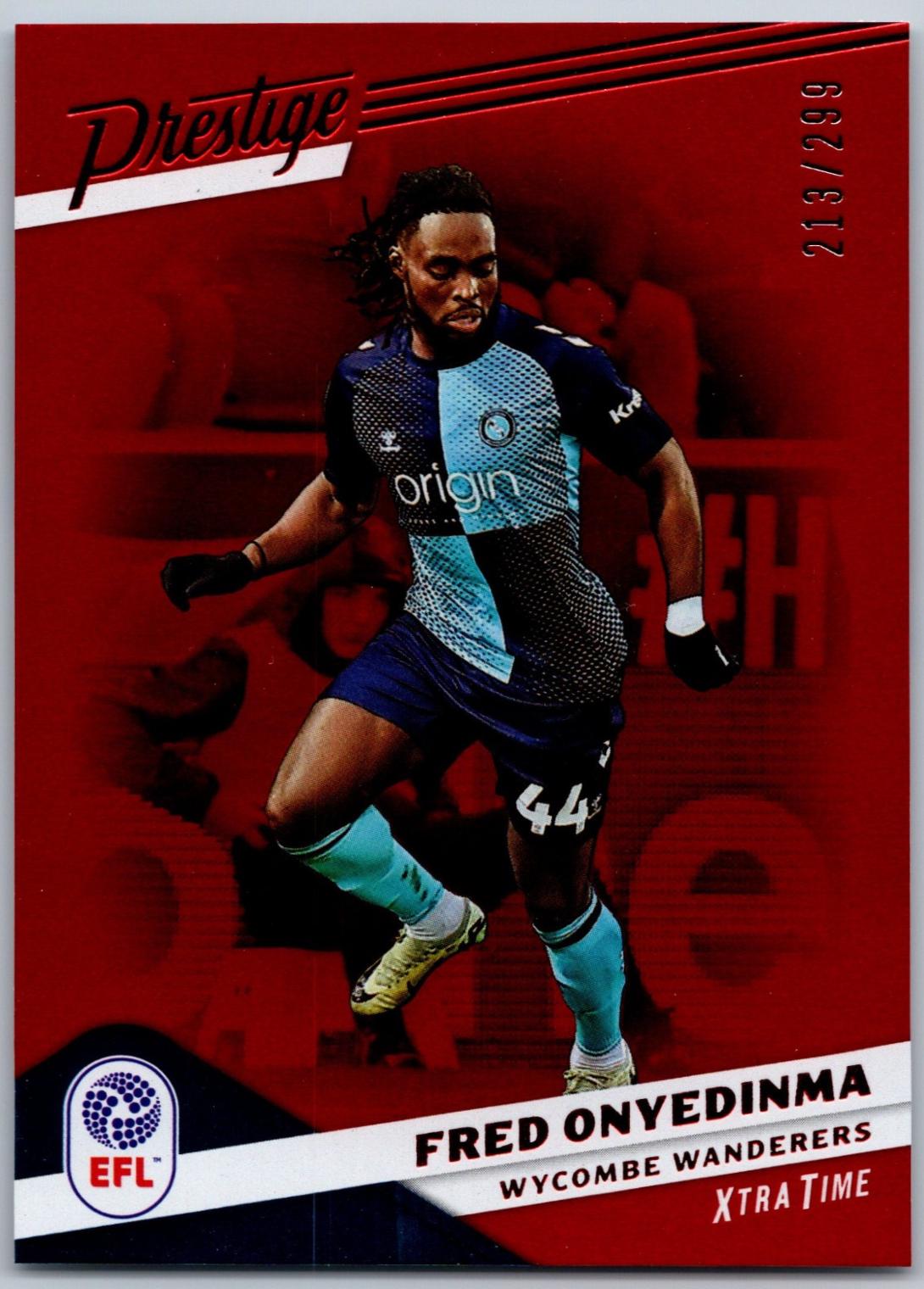 Fred Onyedinma #244 2025 Panini Prestige Efl Soccer