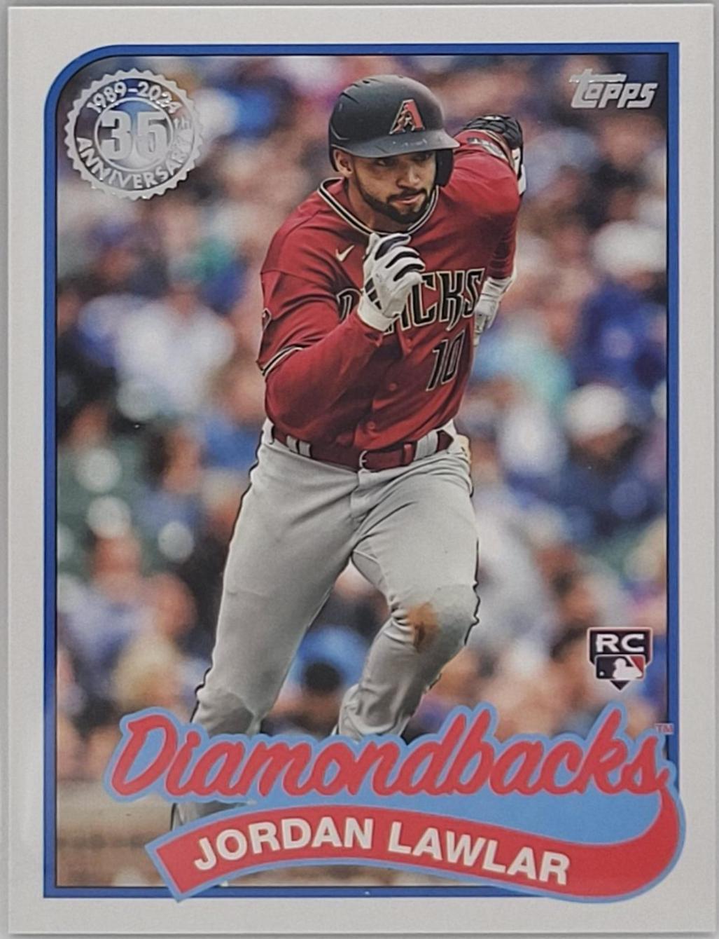 Jordan Lawlar #89B-1 Baseball Cards 2024 Topps 1989