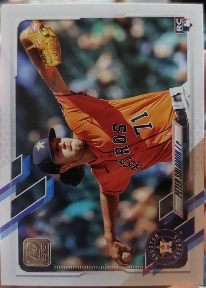 Peter Solomon #US109 Baseball Cards 2021 Topps Update