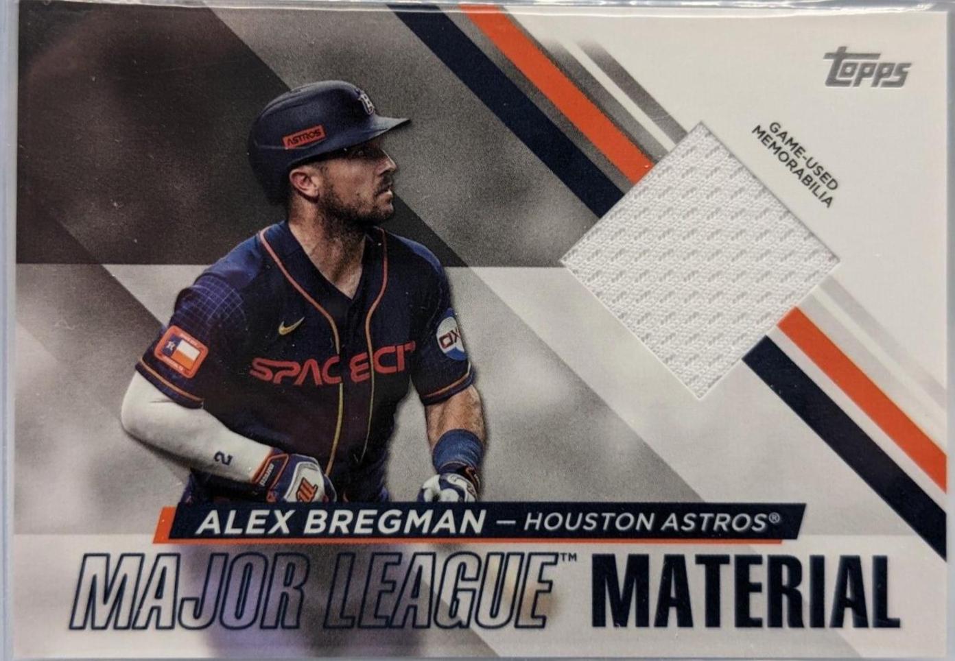 Alex Bregman #MLM-AB Baseball Cards 2024 Topps Major League Material