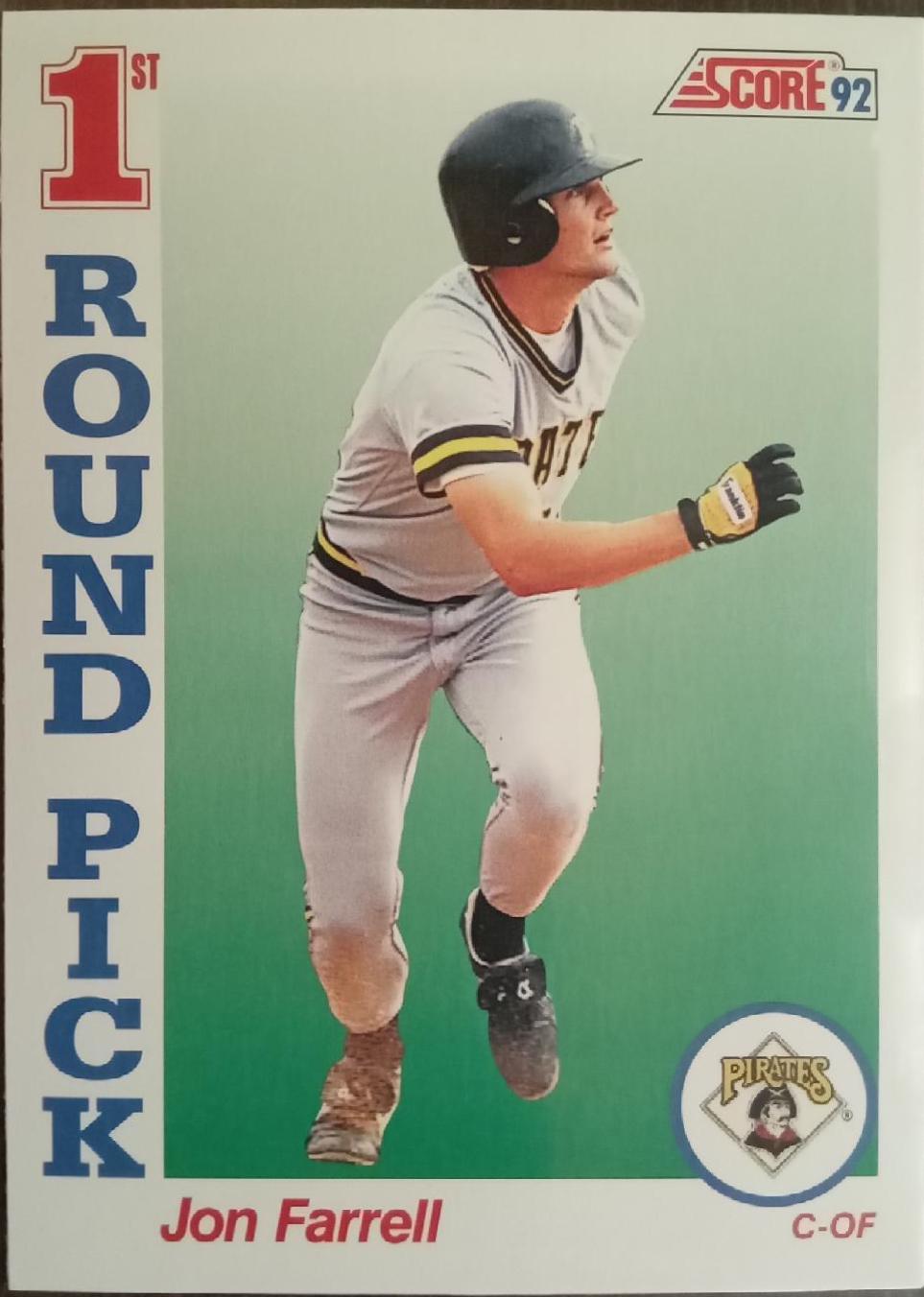 Jon Farrell #804 Baseball Cards 1992 Score