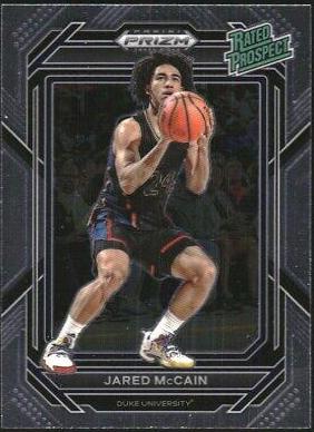 Jared McCain #2 Basketball Cards 2023 Panini Prizm Draft Picks Rated Prospect