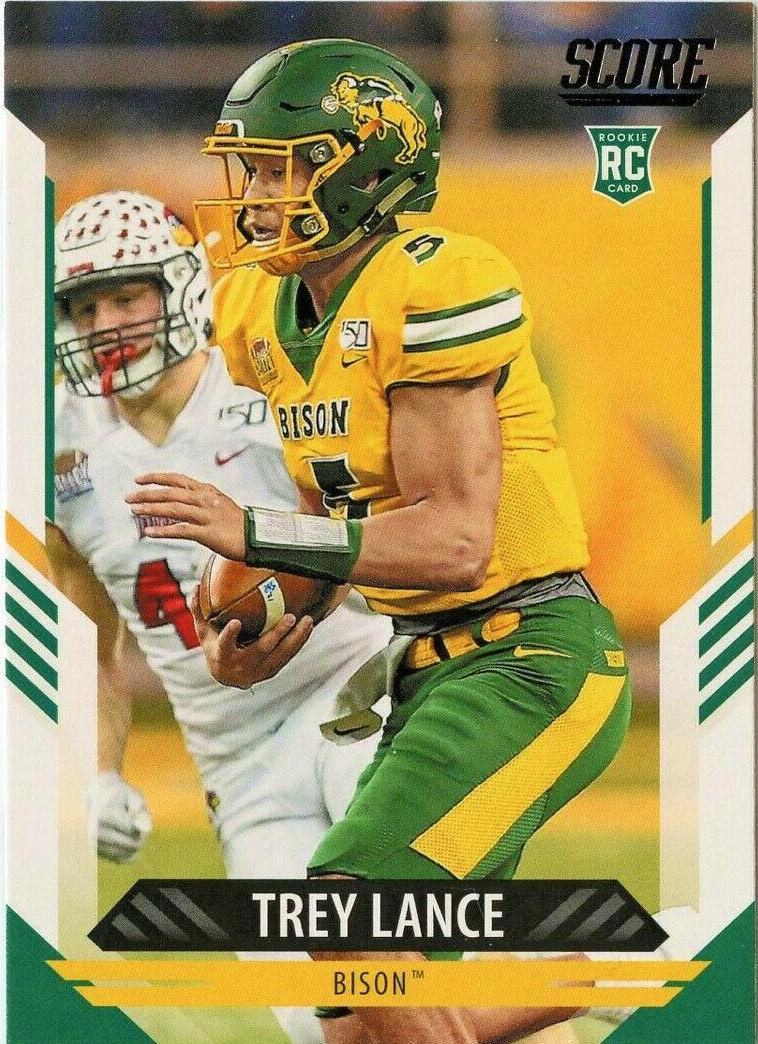 Trey Lance #303 Football Cards 2021 Panini Score