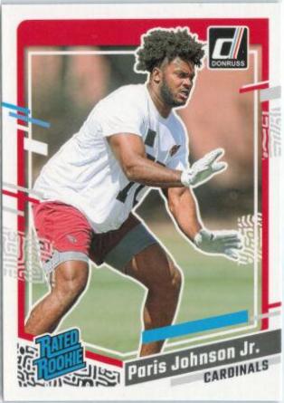 Paris Johnson Jr. #304 Football Cards 2023 Panini Donruss