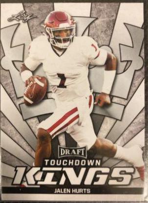Jalen Hurts #83 2020 Leaf Draft Football