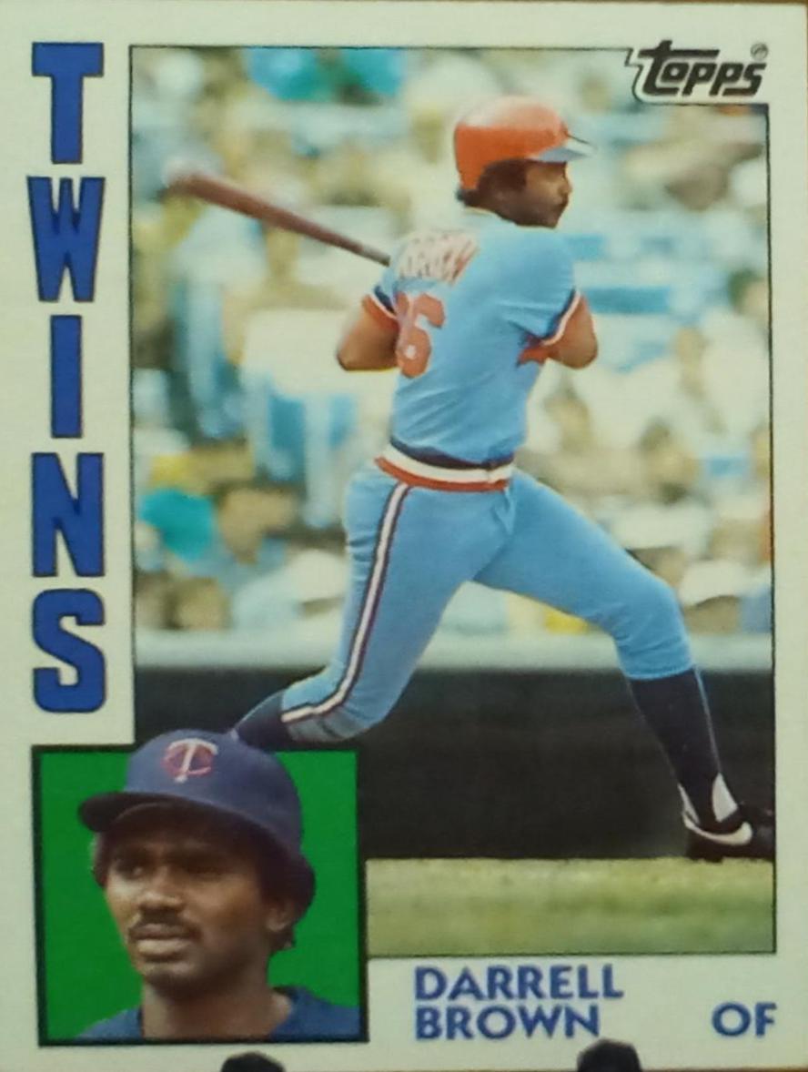 Darrell Brown #193 Baseball Cards 1984 Topps