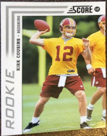 Kirk Cousins #343 Football Cards 2012 Panini Score