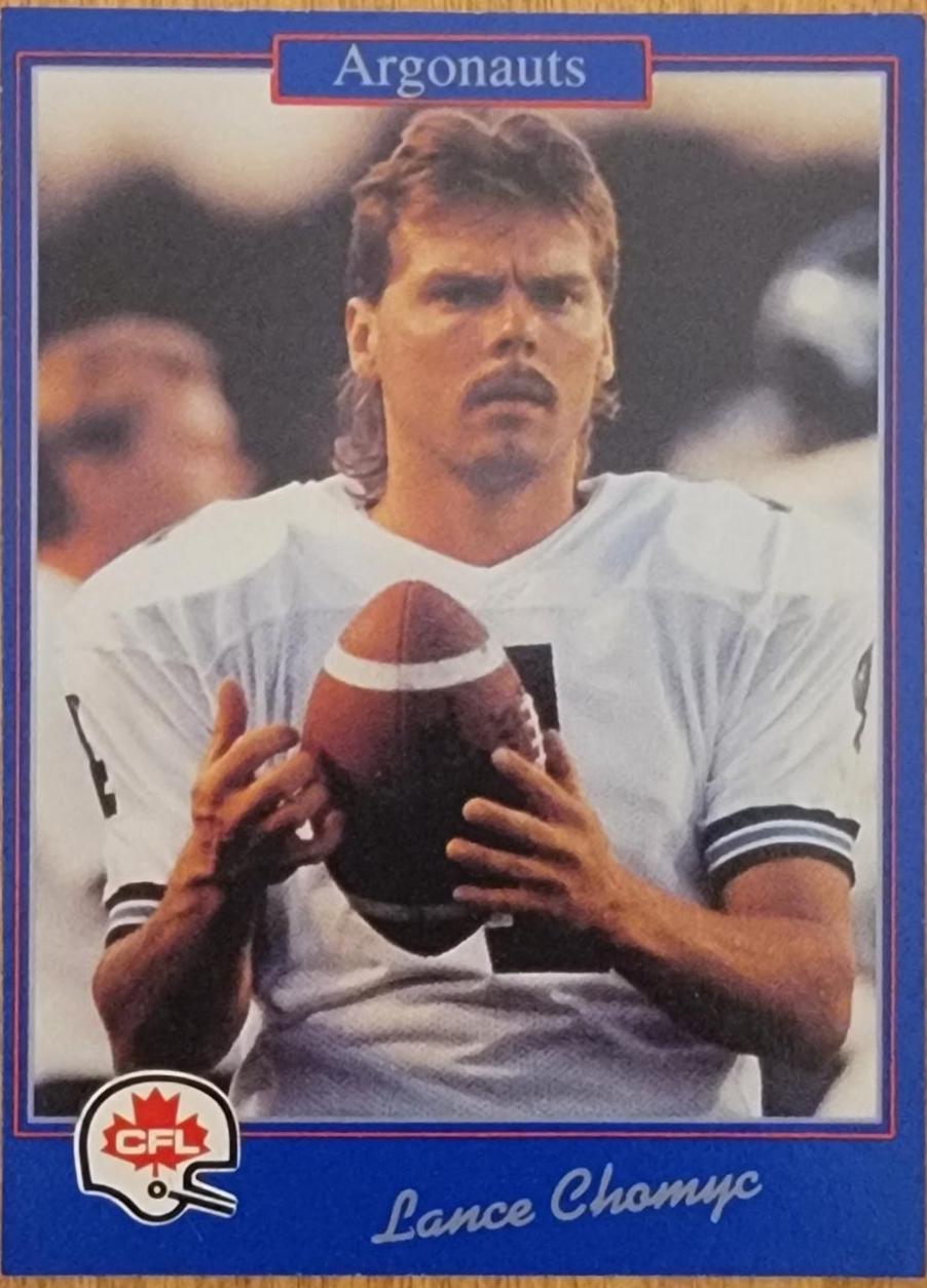 Lance Chomyc #205 1991 Jogo Cfl Football