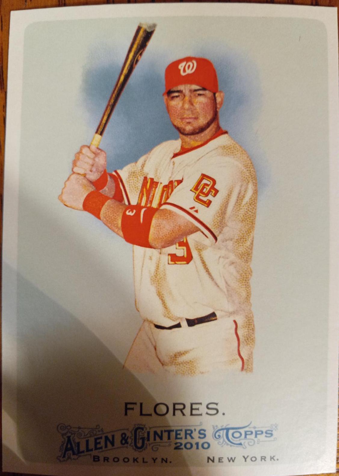 Jesus Flores #12 Baseball Cards 2010 Topps Allen & Ginter