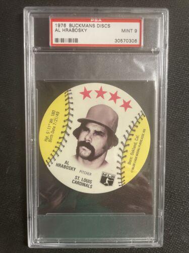 Al Hrabosky Baseball Cards 1976 Buckmans Discs