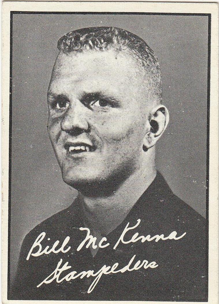 Bill McKenna #23 Football Cards 1961 Topps CFL