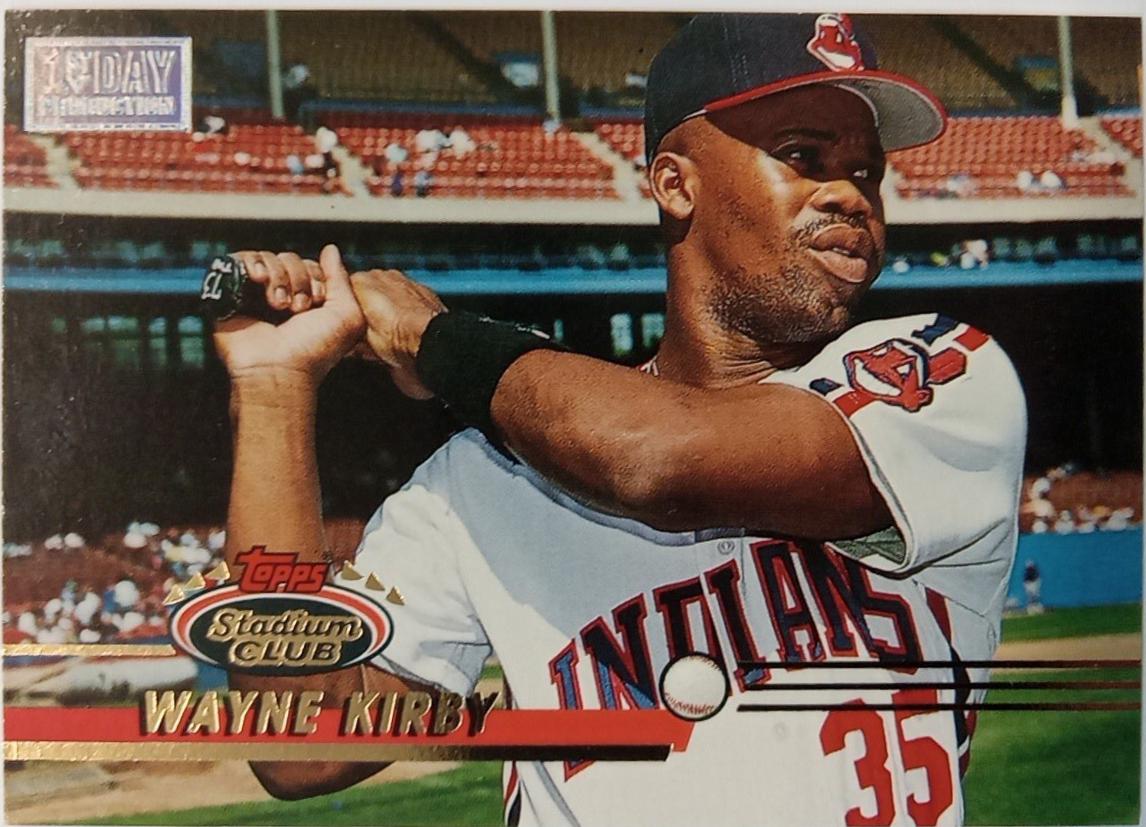 Wayne Kirby #35 Baseball Cards 1993 Stadium Club 1st Day Production
