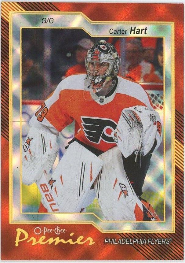 Carter Hart #P-17 Hockey Cards 2023 O-Pee-Chee Premier