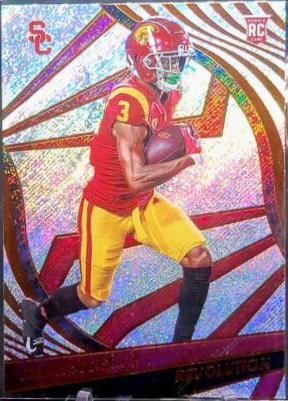 Jordan Addison #35 Football Cards 2023 Panini Chronicles Draft Picks Revolution