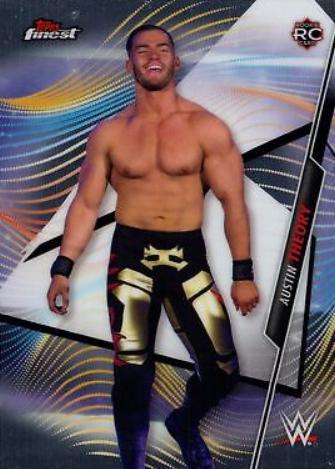 Austin Theory #7 Wrestling Cards 2020 Topps WWE Finest