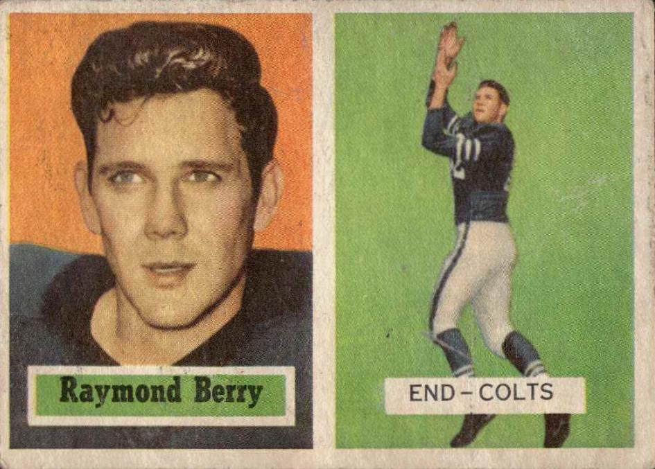 Raymond Berry #94 Football Cards 1957 Topps