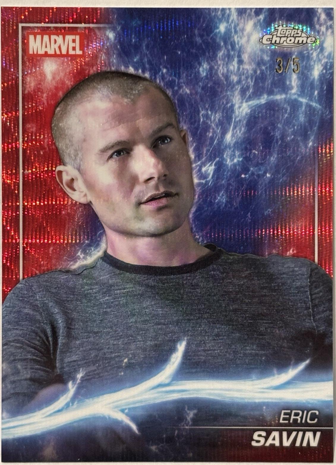 Eric Savin [Red Refractor] #35 Prices | Marvel 2025 Topps Chrome ...