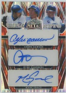 Andre Dawson / Ryne Sandberg / Mark Grace