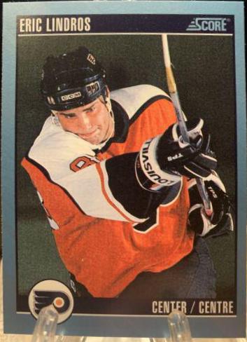 Eric Lindros #550 Hockey Cards 1992 Score Canadian
