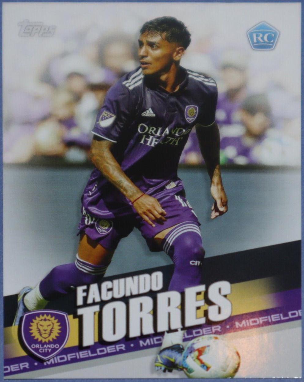 Facundo Torres #171 Soccer Cards 2022 Topps MLS