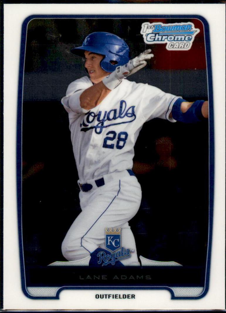 Lane Adams #BCP139 2012 Bowman Chrome Baseball Prospects