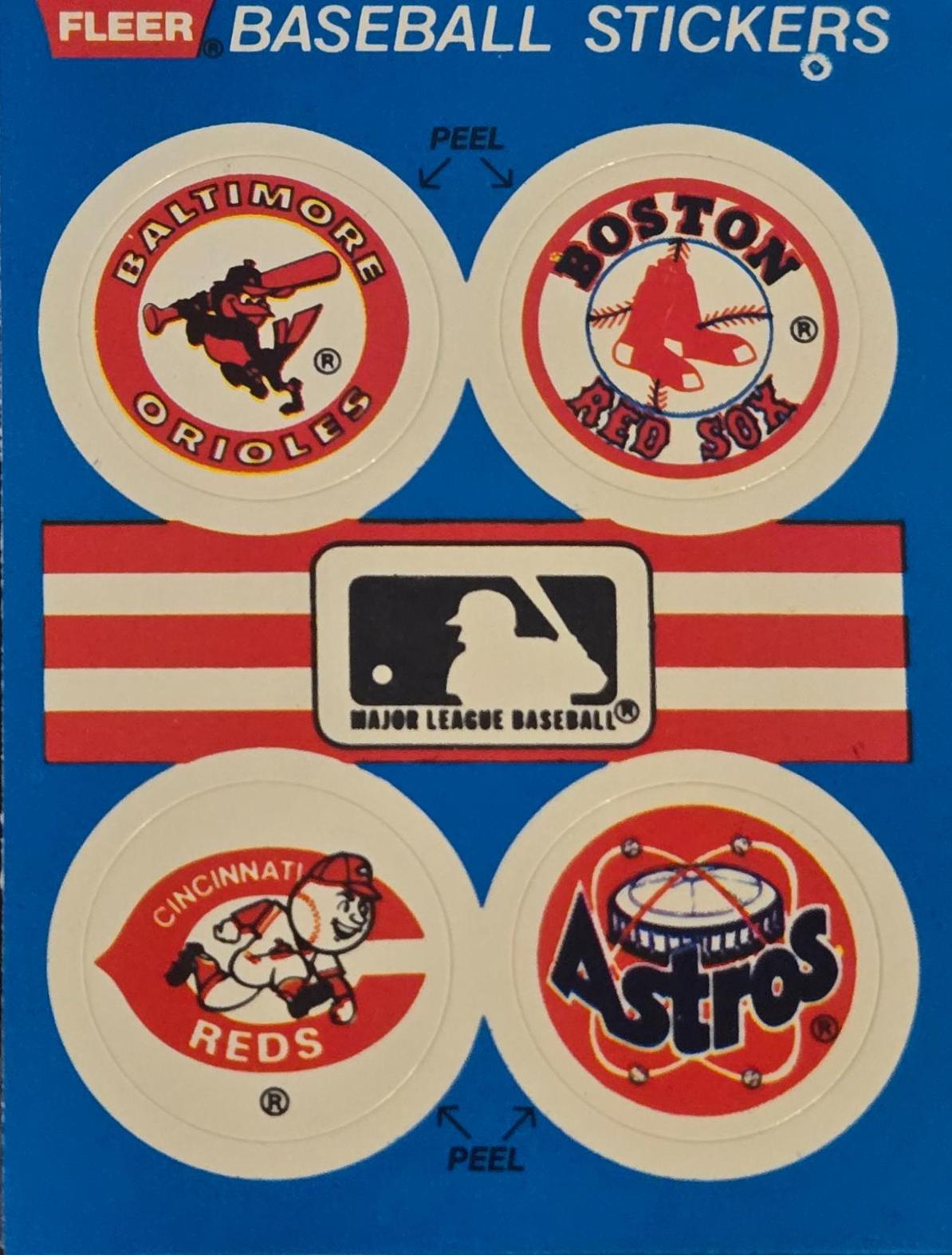 Orioles/Red Sox/Reds/Astros Baseball Cards 1989 Fleer Update