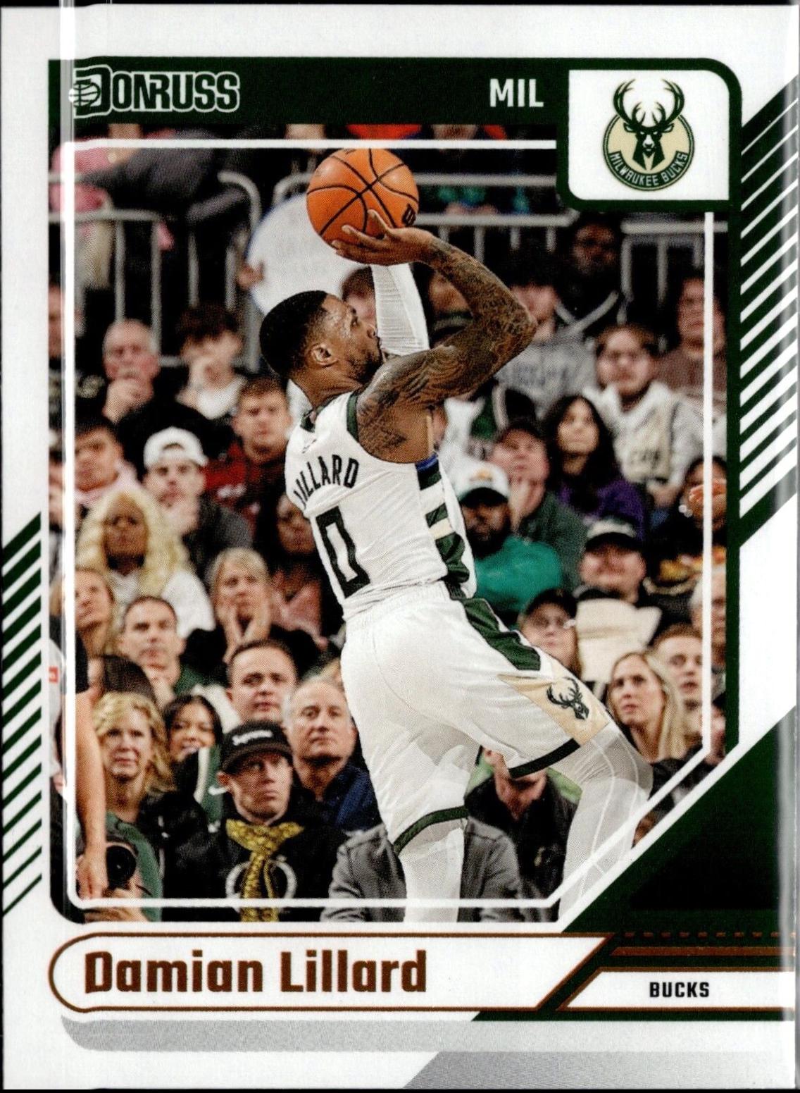 Damian Lillard #125 Basketball Cards 2024 Panini Donruss