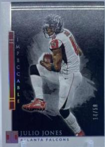 Julio Jones #4 Football Cards 2020 Panini Impeccable