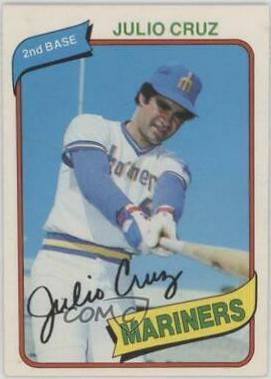 Julio Cruz #16 Baseball Cards 1980 O Pee Chee