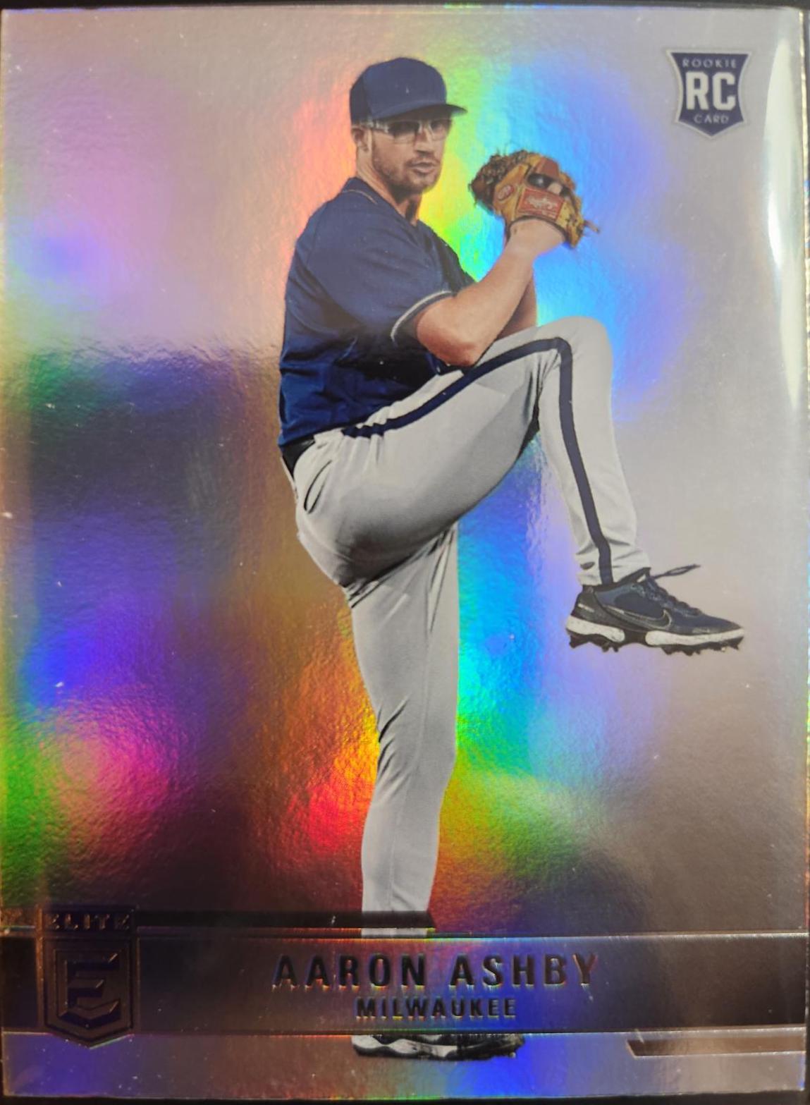 Aaron Ashby #6 Baseball Cards 2022 Panini Chronicles Elite