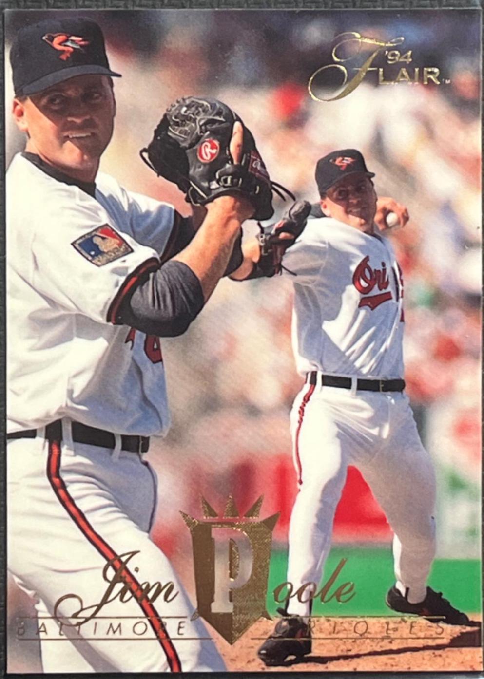 Jim Poole #7 Baseball Cards 1994 Flair