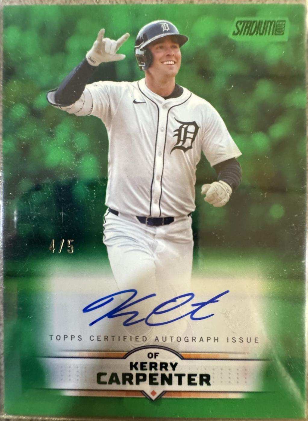 Kerry Carpenter [Green] #SCBA-KC