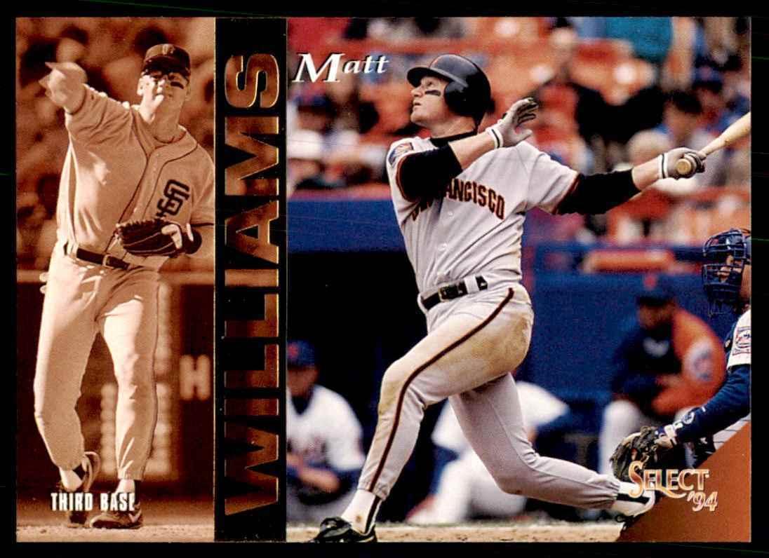 Matt Williams #269 1994 Select Baseball