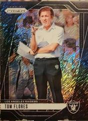 Tom Flores [Black Shimmer] #156 Football Cards 2024 Panini Prizm Prices