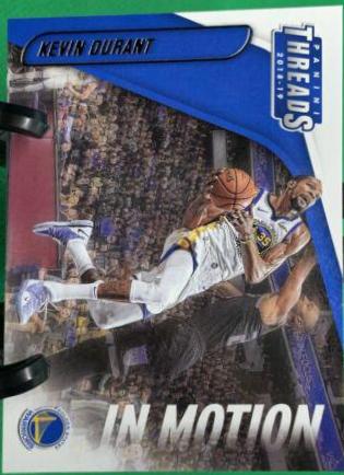 Kevin Durant #14 Basketball Cards 2018 Panini Threads in Motion