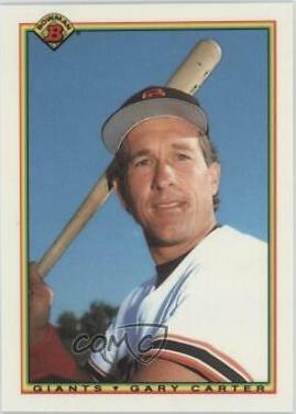 Gary Carter #236 Baseball Cards 1990 Bowman Tiffany
