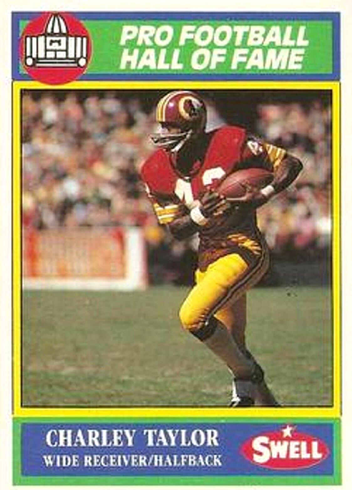 Charley Taylor #124 1990 Swell Greats Football