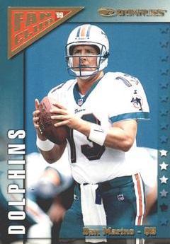 Dan Marino #FC13 Football Cards 1999 Panini Donruss Fan Club Gold