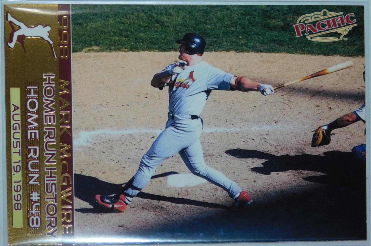 Mark McGwire #9 Baseball Cards 1998 Pacific Home Run History