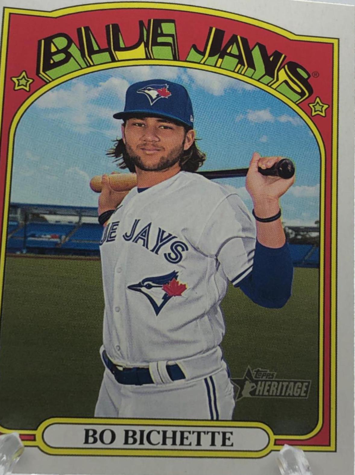 Bo Bichette #293 Baseball Cards 2021 Topps Heritage