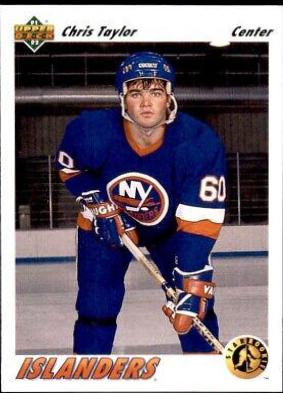 Chris Taylor #454 Hockey Cards 1991 Upper Deck