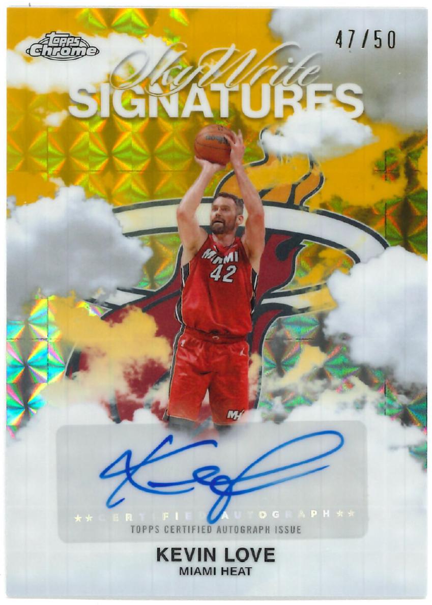Kevin Love [Refractor Gold] #SWS-KL Prices | 2025 Topps Chrome Sky