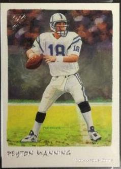 Peyton Manning #9 Football Cards 2002 Topps Gallery