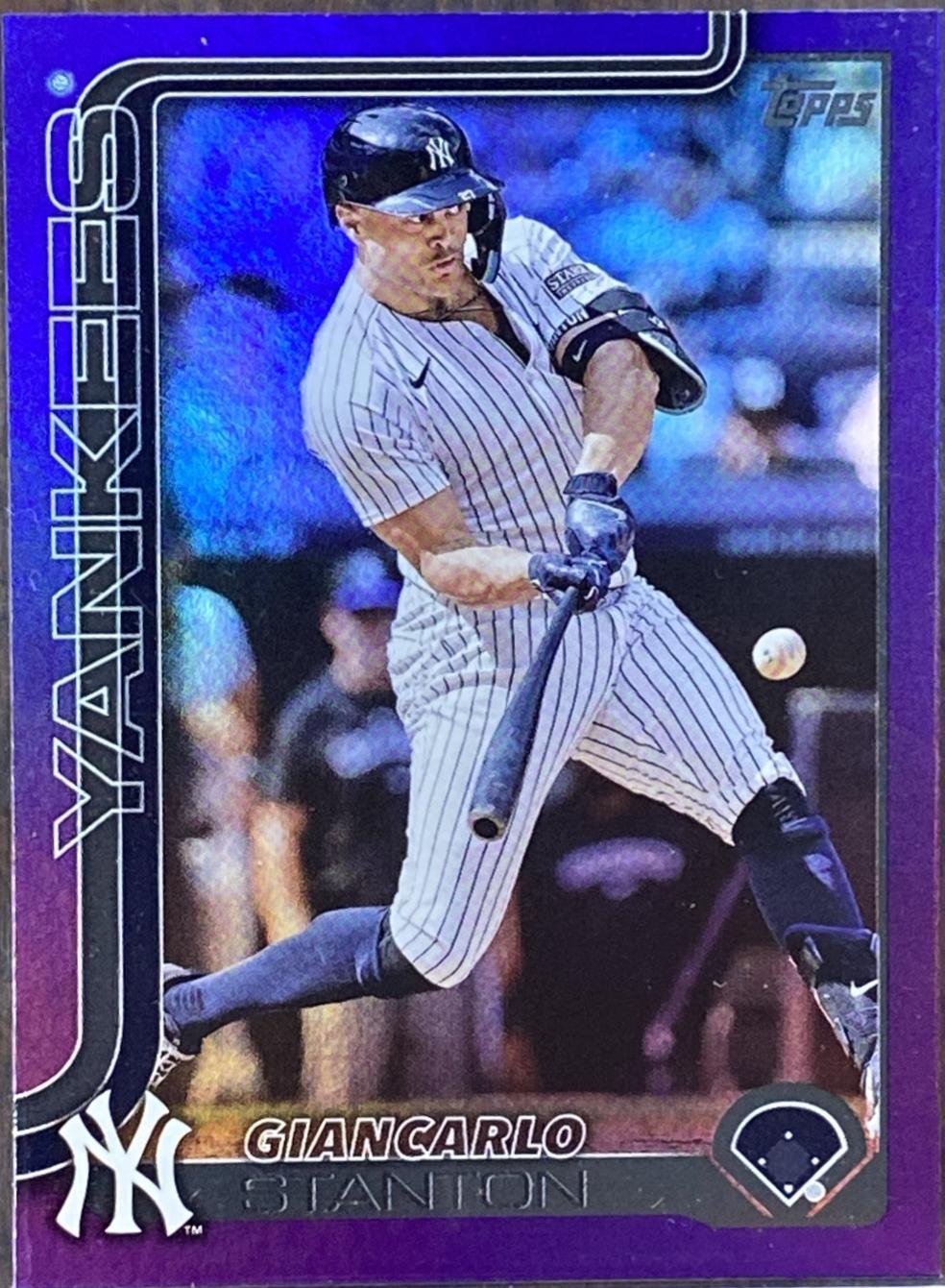 Giancarlo Stanton [Purple Foil] (2025 Topps)
