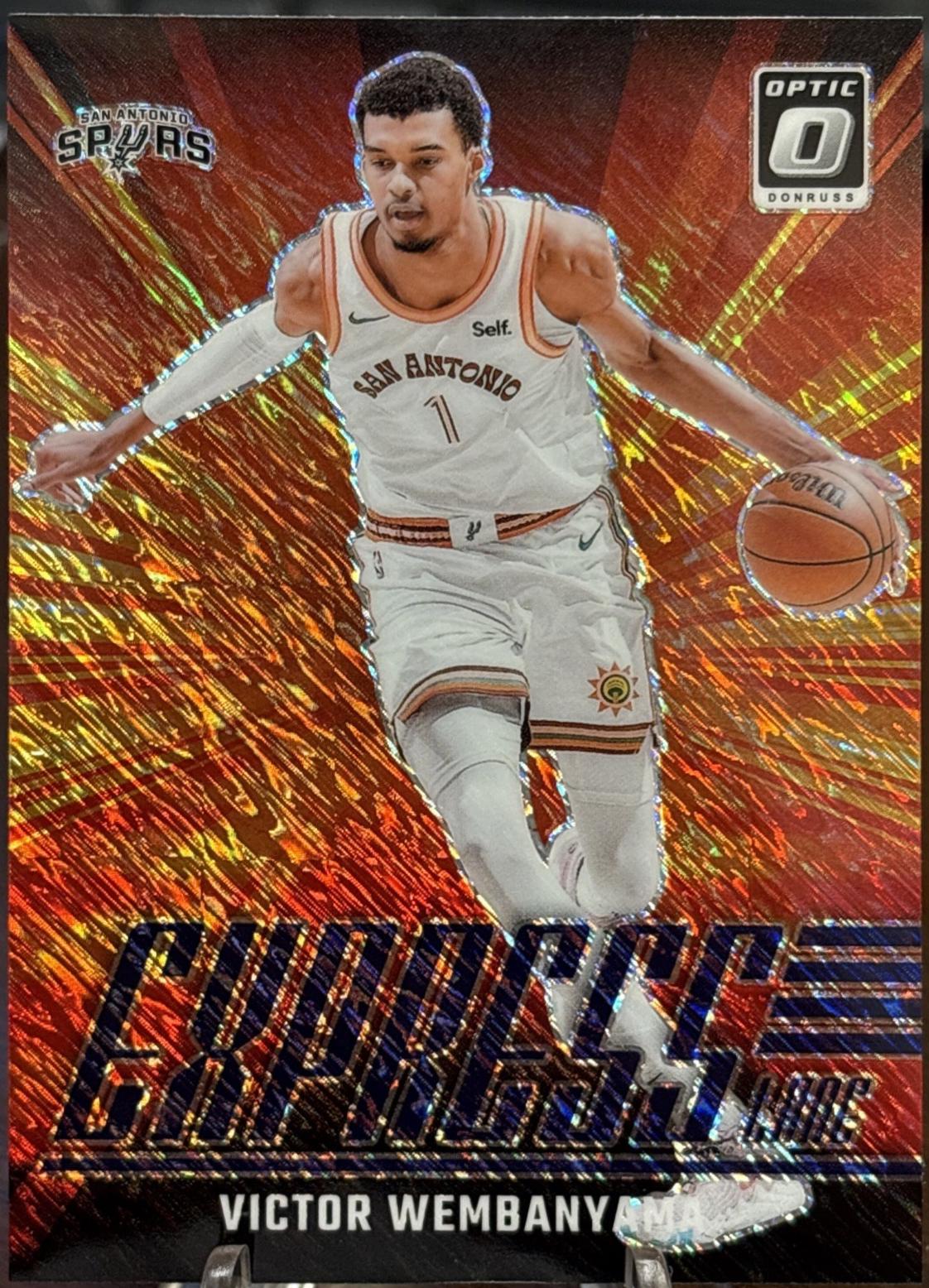 Victor Wembanyama #19 2024 Panini Donruss Optic Express Lane Basketball