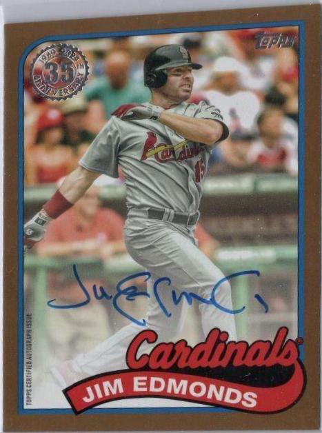 Jim Edmonds [Gold] #89BA-JE
